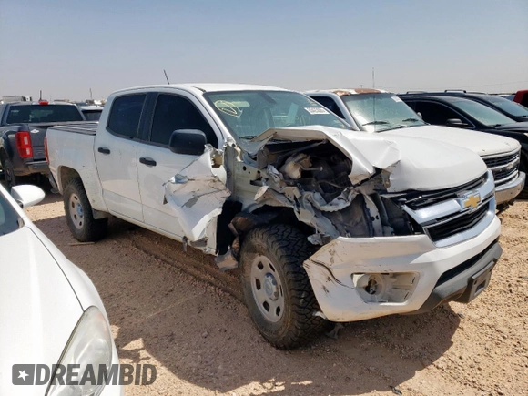 2020 Chevrolet Colorado 2WD Work Truck with VIN 1GCGSBEAXL1105651, listed as a Copart auction lot 53423005 with 171,475 mi miles and Salvage title. Bid and sale history available at DreamBid. Image 4.