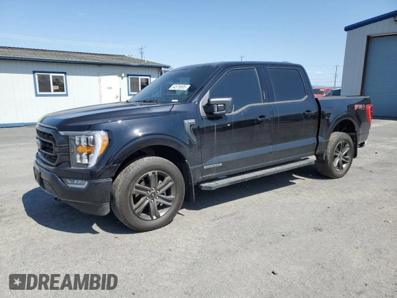 2022 Ford F-150 XL with VIN 1FTFW1ED1NFB65053, listed as a Copart auction lot 54575695 with 26,131 mi miles and Salvage Title. Bid and sale history available at carsss.com. Image 1.