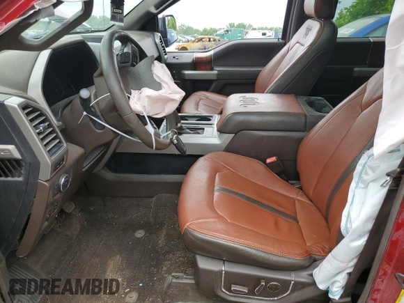 2018 Ford F-150 XL with VIN 1FTEW1EG7JFC04065, listed as a Copart auction lot 60716365 with 150,355 mi miles and Salvage title. Bid and sale history available at DreamBid. Image 7.