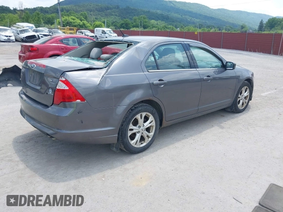 2012 Ford Fusion SE with VIN 3FAHP0HA8CR155501, listed as a IAAI auction lot 42593452 with 145,269 mi miles and . Bid and sale history available at DreamBid. Image 4.