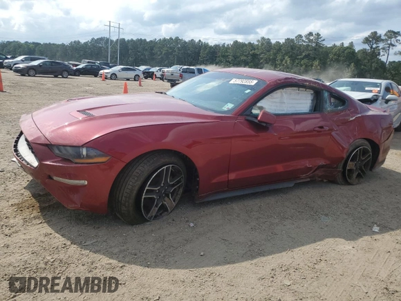 2019 Ford Mustang EcoBoost with VIN 1FA6P8TH0K5173812, listed as a Copart auction lot 57792855 with 84,238 mi miles and Salvage title. Bid and sale history available at DreamBid. Image 1.