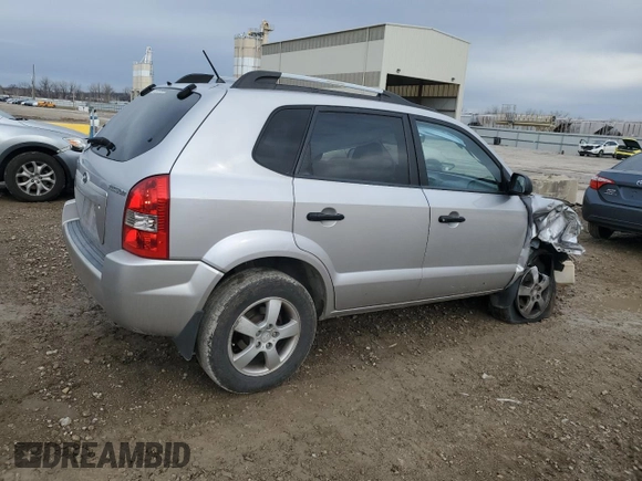 2005 Hyundai Tucson GL with VIN KM8JM12B25U064484, listed as a Copart auction lot 87057974 with 88,442 mi miles and Salvage Title. Bid and sale history available at carsss.com. Image 3.
