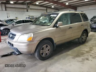 2005 Honda Pilot EX-L with RES with VIN 5FNYF18655B038655, listed as a Copart auction lot 80766584 with 241,256 mi miles and Salvage Title. Bid and sale history available at carsss.com. Image 1.