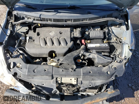 2010 Nissan Versa 1.8 S with VIN 3N1BC1CP9AL468234, listed as a Copart auction lot 52142665 with 127,396 mi miles and Salvage Title. Bid and sale history available at carsss.com. Image 12.
