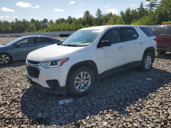 2019 Chevrolet Traverse LS with VIN 1GNEVFKW2KJ185667, listed as a Copart auction lot 48849685 with 40,611 mi miles and Non Repairable. Bid and sale history available at carsss.com. Image 1.