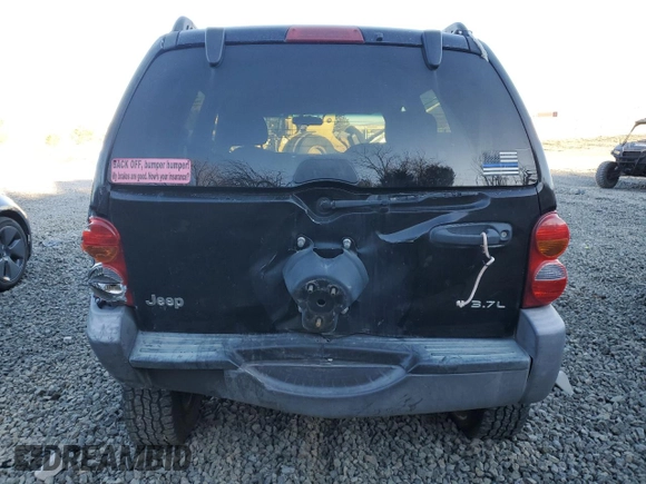 2002 Jeep Liberty Sport with VIN 1J4GL48K42W156247, listed as a Copart auction lot 86321124 with 0 mi miles and Salvage Title. Bid and sale history available at carsss.com. Image 6.