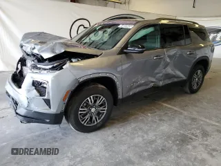 2025 Chevrolet Traverse FWD LT z VIN 1GNERGRS5SJ130837, wystawiony jako Copart lot #64922645 z przebiegiem 16 482 mil mil oraz Szkoda całkowita • Salvage title. Historia ofert i sprzedaży dostępna na DreamBid. Obrazek 1.