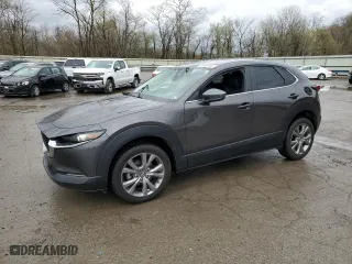 2020 Mazda CX-30 Preferred Package with VIN 3MVDMBDL4LM107090, listed as a Copart auction lot 53789765 with 33,704 mi miles and Salvage Title. Bid and sale history available at carsss.com. Image 1.