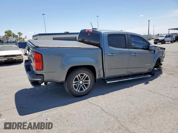 2020 Chevrolet Colorado 2WD LT with VIN 1GCGSCEN0L1110706, listed as a Copart auction lot 62019685 with 57,851 mi miles and Salvage title. Bid and sale history available at DreamBid. Image 3.