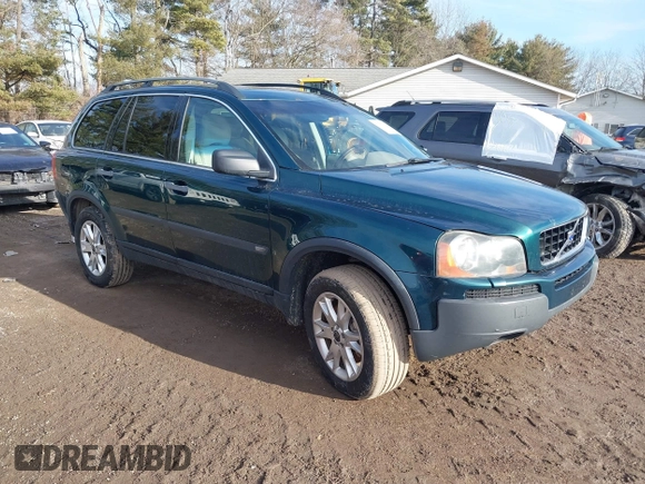 2004 Volvo XC90 with VIN YV1CZ59H641115883, listed as a IAAI auction lot 41643395 with 200,009 mi miles. Bid and sale history available at carsss.com. Image 1.