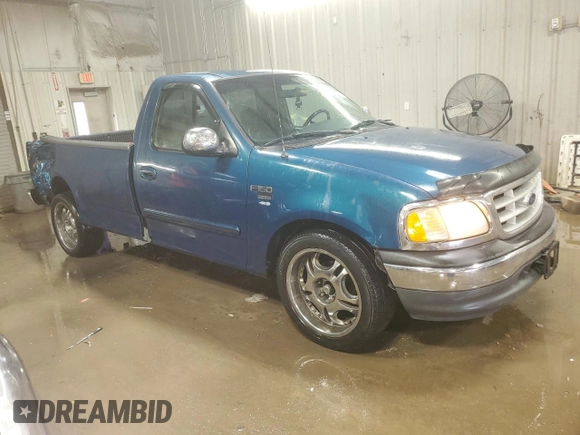 1999 Ford F-150 z VIN 1FTRF17W6XNB72620, wystawiony jako Copart lot #50977015 z przebiegiem Nie podano mil oraz Szkoda całkowita • Salvage title. Historia ofert i sprzedaży dostępna na DreamBid. Obrazek 4.