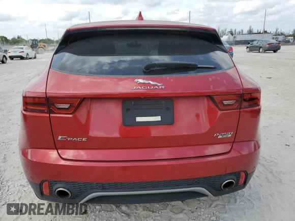 2018 Jaguar E-Pace S with VIN SADFJ2FX7J1Z10154, listed as a Copart auction lot 53892395 with 83,104 mi miles and Clean Title. Bid and sale history available at DreamBid. Image 6.