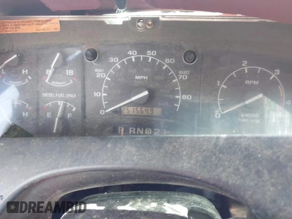1996 Ford F-250 with VIN 1FTHX26F7TEA68065, listed as a IAAI auction lot 42505087 with 251,564 mi miles and . Bid and sale history available at DreamBid. Image 7.