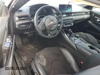 2022 Toyota GR Supra 2.0 with VIN WZ1DB2C07NW048703, listed as a Copart auction lot 48377114 with 0 mi miles and Salvage Title. Bid and sale history available at carsss.com. Image 8.