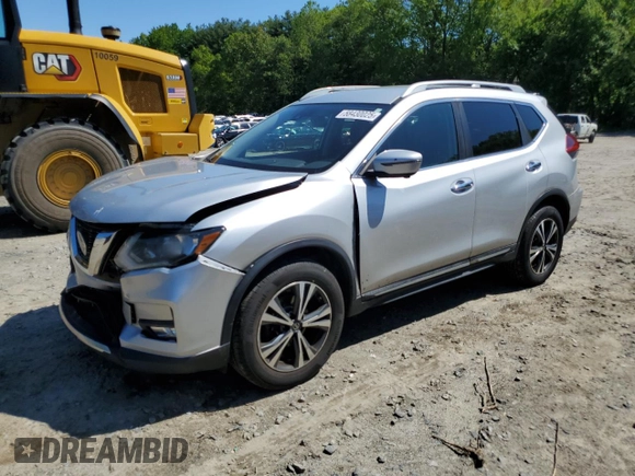 2018 Nissan Rogue SV z VIN 5N1AT2MV7JC730402, wystawiony jako Copart lot #58430025 z przebiegiem 169 627 mil mil oraz Szkoda całkowita • Salvage title. Historia ofert i sprzedaży dostępna na DreamBid. Obrazek 1.