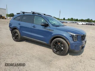 2024 Kia Sorento X-Line SX Prestige z VIN 5XYRKDJF2RG301291, wystawiony jako Copart lot #58552365 z przebiegiem 9 199 mil mil oraz Szkoda całkowita • Salvage title. Historia ofert i sprzedaży dostępna na DreamBid. Obrazek 4.