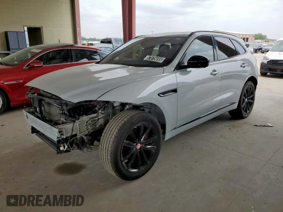 2017 Jaguar F-Pace S with VIN SADCM2BV0HA897756, listed as a Copart auction lot 57075695 with 83,964 mi miles and Clean title. Bid and sale history available at DreamBid. Image 1.