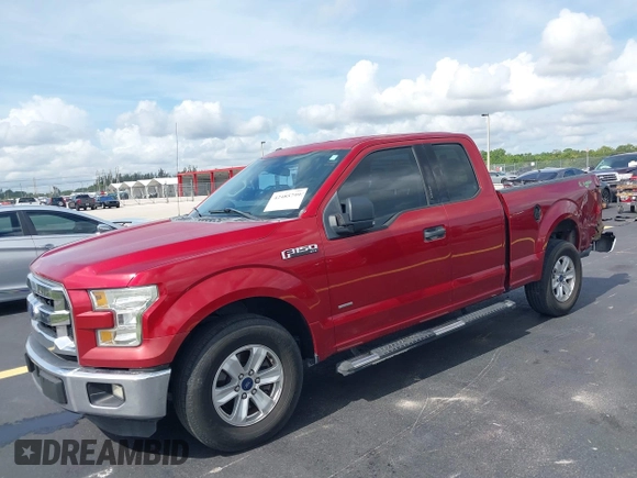 2015 Ford F-150 XL with VIN 1FTEX1CP1FKF12847, listed as a IAAI auction lot 42485799 with 171,974 mi miles and . Bid and sale history available at DreamBid. Image 2.