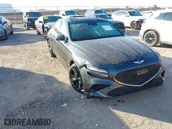 2022 Genesis G70 3.3T z VIN KMTG54TE7NU088285, wystawiony jako IAAI lot #41212753 z przebiegiem 30 024 mil mil oraz . Historia ofert i sprzedaży dostępna na DreamBid. Obrazek 1.