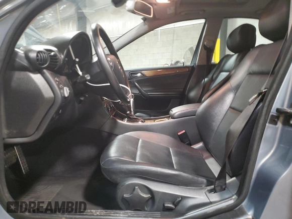 2007 Mercedes-Benz C 230 Sport with VIN WDBRF52H67F896266, listed as a Copart auction lot 45131425 with 96,206 mi miles and Salvage Title. Bid and sale history available at DreamBid. Image 7.