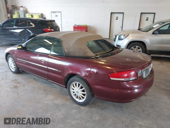 2001 Chrysler Sebring LXi with VIN 1C3EL55U11N688007, listed as a IAAI auction lot 42199391 with 182,746 mi miles and . Bid and sale history available at DreamBid. Image 3.