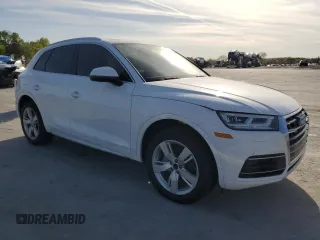 2018 Audi Q5 Premium Plus with VIN WA1BNAFY4J2230928, listed as a Copart auction lot 53123145 with 83,151 mi miles and Salvage Title. Bid and sale history available at DreamBid. Image 4.