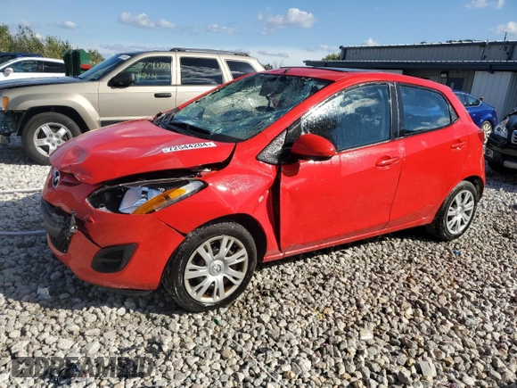 2013 Mazda 2 Sport with VIN JM1DE1KZ1D0155800, listed as a Copart auction lot 72544204 with 164,410 mi miles and Clean Title. Bid and sale history available at DreamBid. Image 1.