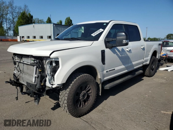 2022 Ford F-350 XL with VIN 1FT8W3BT2NEC89662, listed as a Copart auction lot 54242585 with 14,369 mi miles and Salvage title. Bid and sale history available at DreamBid. Image 1.