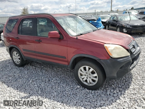 2005 Honda CR-V EX with VIN JHLRD78845C056496, listed as a Copart auction lot 53253155 with 194,922 mi miles and Salvage Title. Bid and sale history available at DreamBid. Image 4.