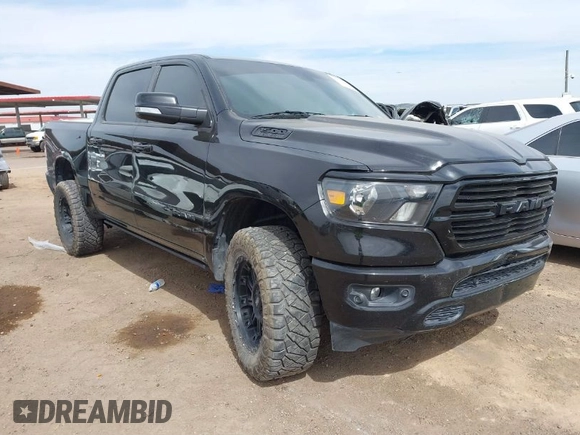2019 Ram 1500 Big Horn/Lone Star with VIN 1C6SRFFT0KN751969, listed as a IAAI auction lot 41731290 with 127,111 mi miles. Bid and sale history available at carsss.com. Image 1.