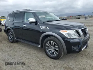 2018 Nissan Armada SL z VIN JN8AY2NC1JX502296, wystawiony jako Copart lot #53389055 z przebiegiem 129 237 mil mil oraz Czysty tytuł • Clean title. Historia ofert i sprzedaży dostępna na DreamBid. Obrazek 4.