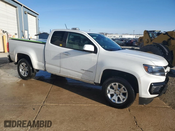 2022 Chevrolet Colorado 2WD LT with VIN 1GCHSCEA2N1220290, listed as a Copart auction lot 87701335 with 20,770 mi miles and Clean Title. Bid and sale history available at carsss.com. Image 4.
