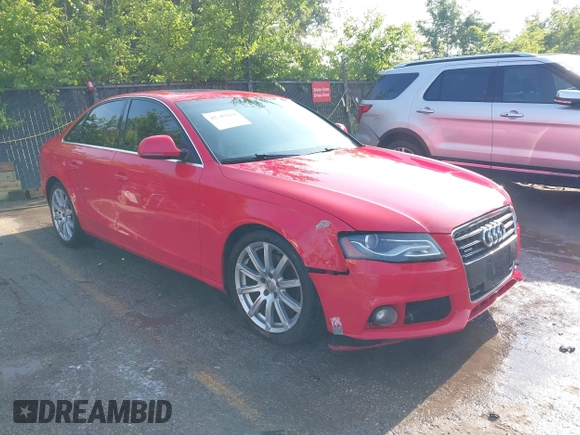 2009 Audi A4 Premium Plus with VIN WAUSF78K39N057389, listed as a IAAI auction lot 42389244 with 216,511 mi miles and . Bid and sale history available at DreamBid. Image 1.
