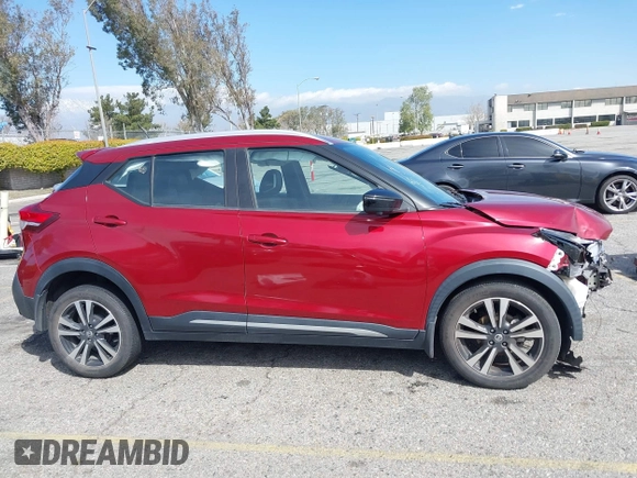 2020 Nissan Kicks SR with VIN 3N1CP5DV5LL536903, listed as a IAAI auction lot 41778615 with 90,744 mi miles. Bid and sale history available at carsss.com. Image 13.