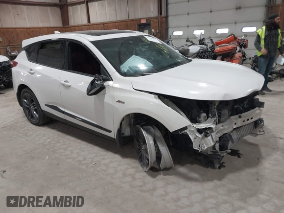 2021 Acura RDX w/A-Spec Package with VIN 5J8TC2H69ML803565, listed as a IAAI auction lot 41846821 with 36,452 mi miles and . Bid and sale history available at DreamBid. Image 1.