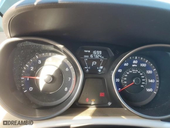 2012 Hyundai Elantra Limited with VIN 5NPDH4AE9CH116395, listed as a Copart auction lot 50218895 with 167,324 mi miles and Salvage Title. Bid and sale history available at carsss.com. Image 9.