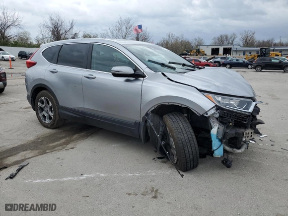 2017 Honda CR-V EX-L with VIN 5J6RW2H87HL071065, listed as a Copart auction lot 51615885 with 56,117 mi miles and Salvage Title. Bid and sale history available at carsss.com. Image 4.