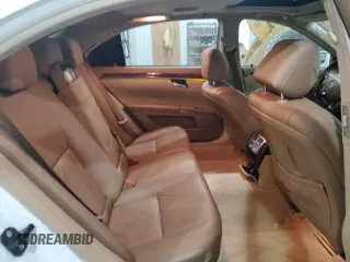 2007 Mercedes-Benz S 550 with VIN WDDNG71X97A072427, listed as a Copart auction lot 57881165 with 120,210 mi miles and Salvage title. Bid and sale history available at DreamBid. Image 10.