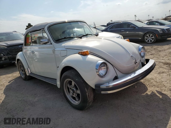 1979 Volkswagen Beetle with VIN 1592042384, listed as a Copart auction lot 76500934 with 37,218 mi miles and Salvage Title. Bid and sale history available at DreamBid. Image 4.