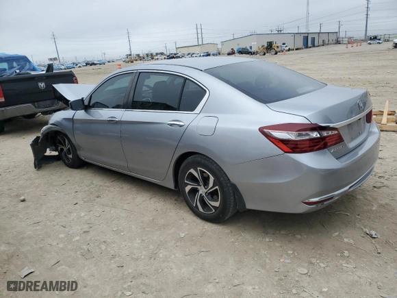 2017 Honda Accord Sedan LX with VIN 1HGCR2F37HA188605, listed as a Copart auction lot 45655575 with 129,901 mi miles and Salvage Title. Bid and sale history available at carsss.com. Image 2.