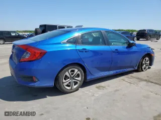 2017 Honda Civic Sedan LX with VIN 19XFC2F55HE044515, listed as a Copart auction lot 52411275 with 102,750 mi miles and Salvage Title. Bid and sale history available at carsss.com. Image 3.