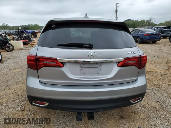 2016 Acura MDX w/Tech with VIN 5FRYD3H45GB015796, listed as a Copart auction lot 51220955 with 72,555 mi miles and Salvage Title. Bid and sale history available at carsss.com. Image 6.