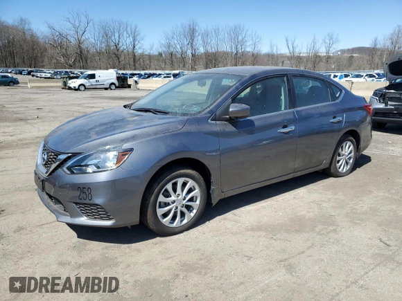 2019 Nissan Sentra SV with VIN 3N1AB7AP1KY398270, listed as a Copart auction lot 52421835 with 9,486 mi miles and Salvage Title. Bid and sale history available at carsss.com. Image 1.