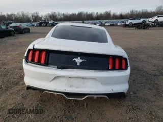 2015 Ford Mustang V6 with VIN 1FA6P8AM6F5380016, listed as a Copart auction lot 46130305 with Not Provided miles and Salvage Title. Bid and sale history available at DreamBid. Image 6.