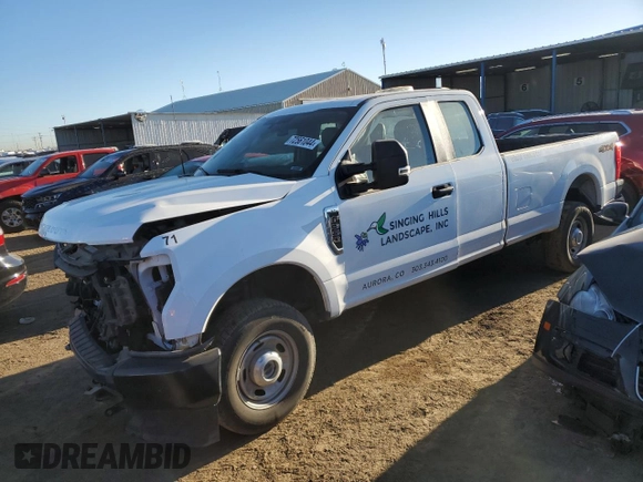 2022 Ford F-350 with VIN 1FT8X3BN8NEF25861, listed as a Copart auction lot 72561044 with 23,933 mi miles and Salvage title. Bid and sale history available at DreamBid. Image 1.