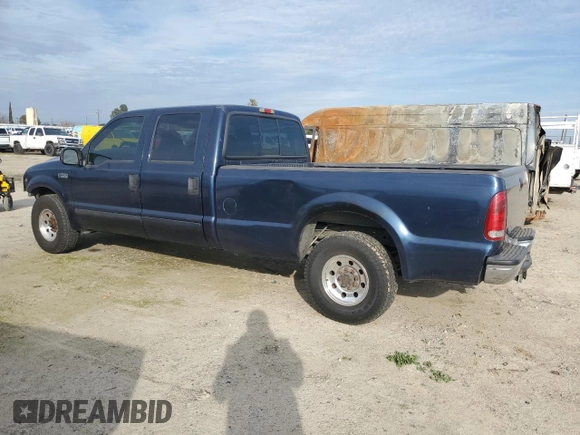 2001 Ford Super Duty F-250 XL with VIN 1FTNW20L91EC30747, listed as a Copart auction lot 46121745 with 128,629 mi miles and Salvage Title. Bid and sale history available at carsss.com. Image 2.