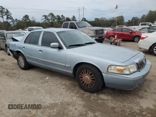 2008 Mercury Grand Marquis LS with VIN 2MEFM75V28X627449, listed as a Copart auction lot 89324365 with 154,709 mi miles and Salvage Title. Bid and sale history available at DreamBid. Image 4.