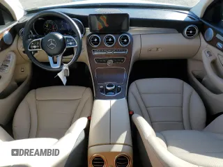 2021 Mercedes-Benz C 300 with VIN W1KWF8DBXMR643580, listed as a Copart auction lot 44043075 with 26,458 mi miles and Salvage Title. Bid and sale history available at carsss.com. Image 8.