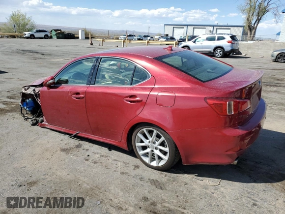 2013 Lexus IS 250 with VIN JTHCF5C20D5063323, listed as a Copart auction lot 50349985 with 92,610 mi miles and Salvage title. Bid and sale history available at DreamBid. Image 2.