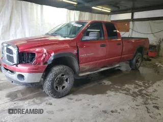2006 Dodge Ram 2500 SLT with VIN 3D7KS28C76G138514, listed as a Copart auction lot 50720095 with 218,196 mi miles and Salvage Title. Bid and sale history available at carsss.com. Image 1.